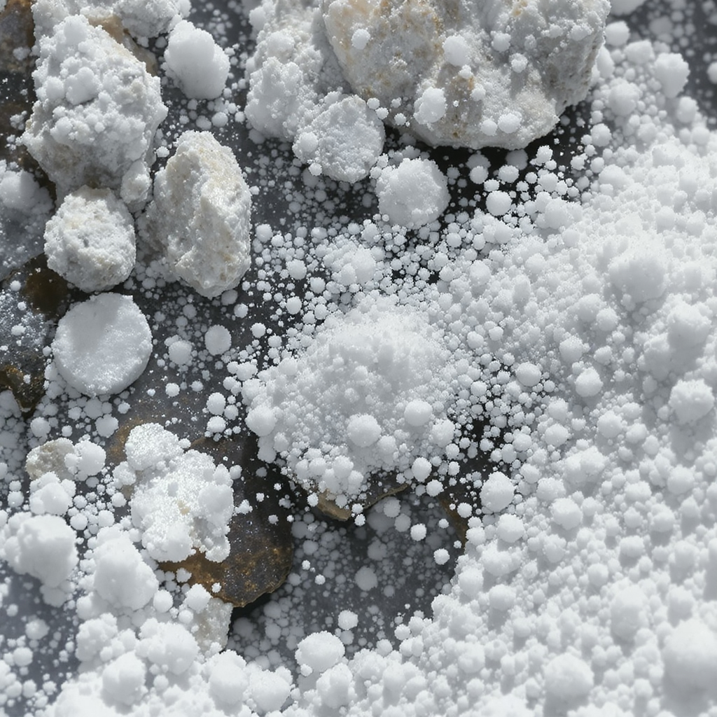 Boron mineral crystals