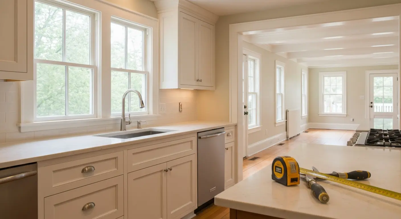 Kitchen cabinet installation