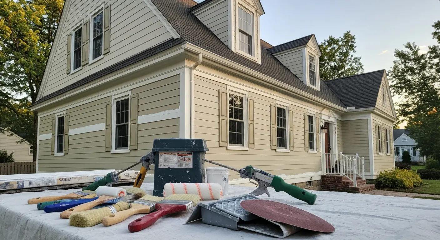 Exterior painting and siding