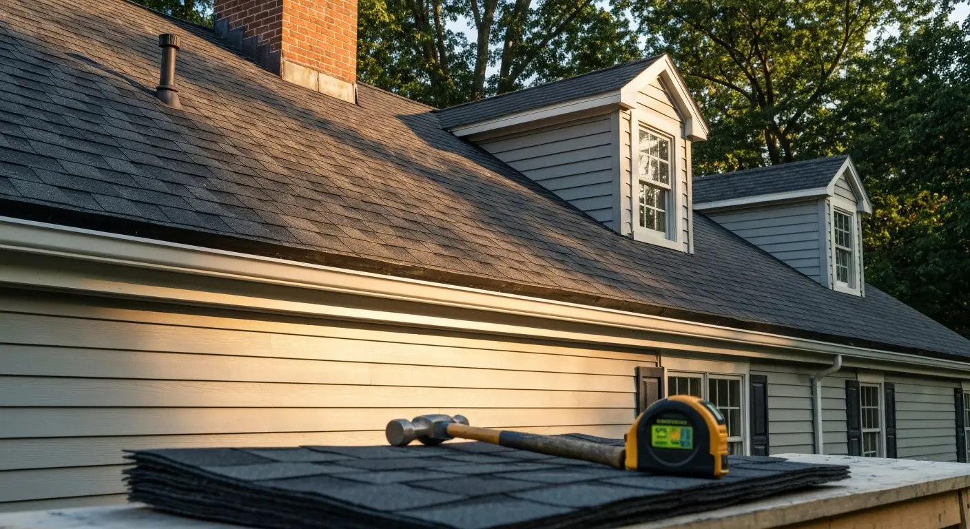 Roofing and siding work