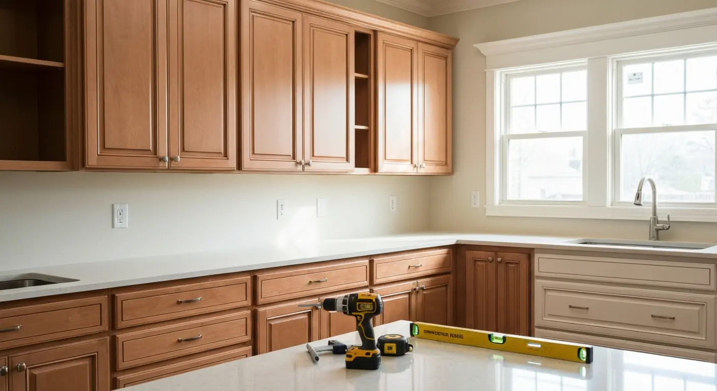 Kitchen cabinet installation