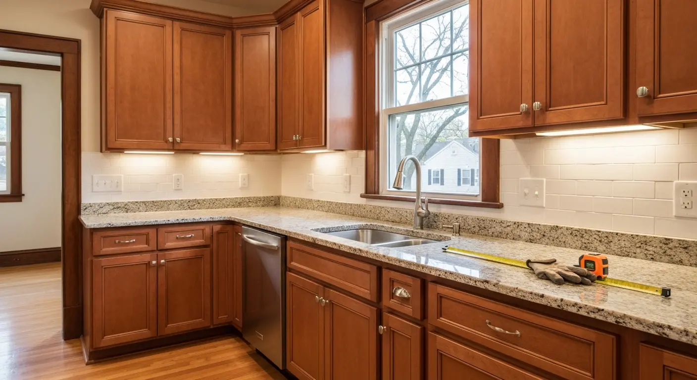 Kitchen remodel with new cabinetry