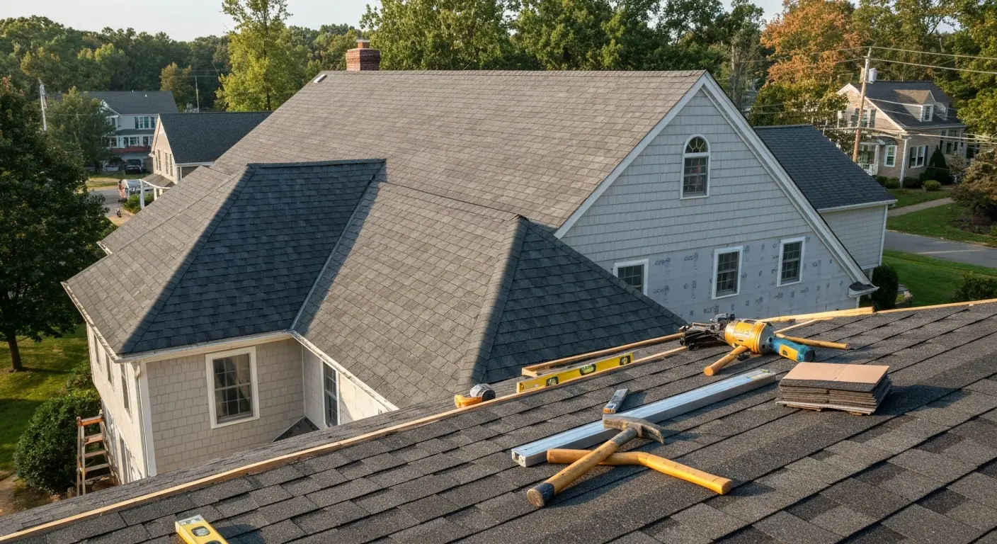 Roofing and siding work