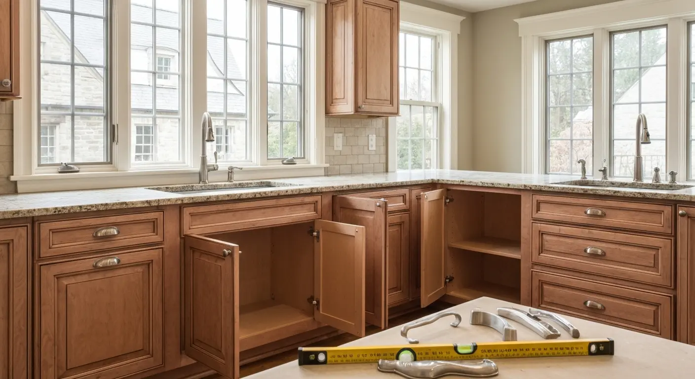 Kitchen remodel with custom cabinetry