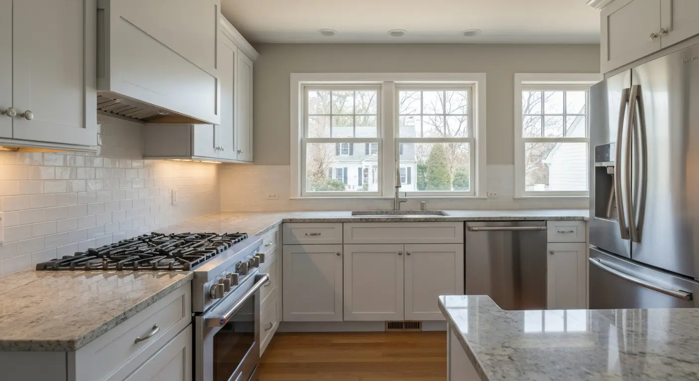 Modern kitchen remodeled in Glen Mills