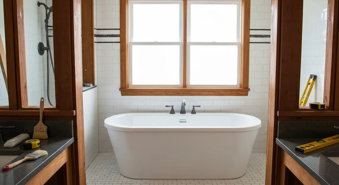 Tub installation project