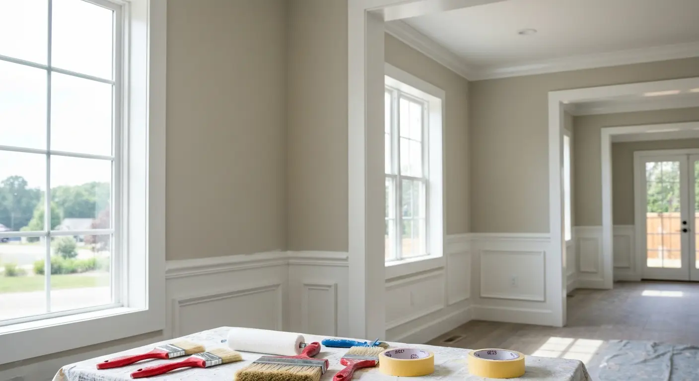Interior painting and trim