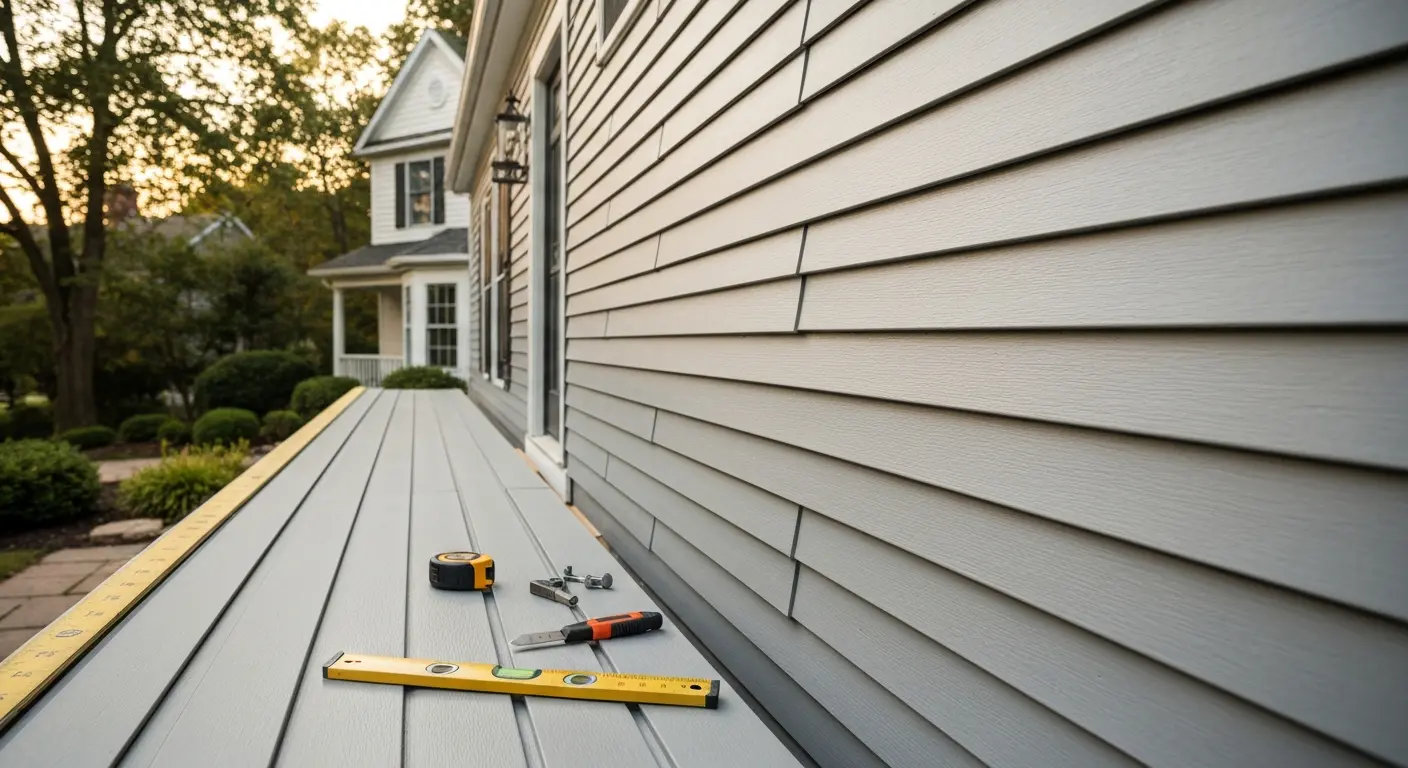 Fiber cement siding installation