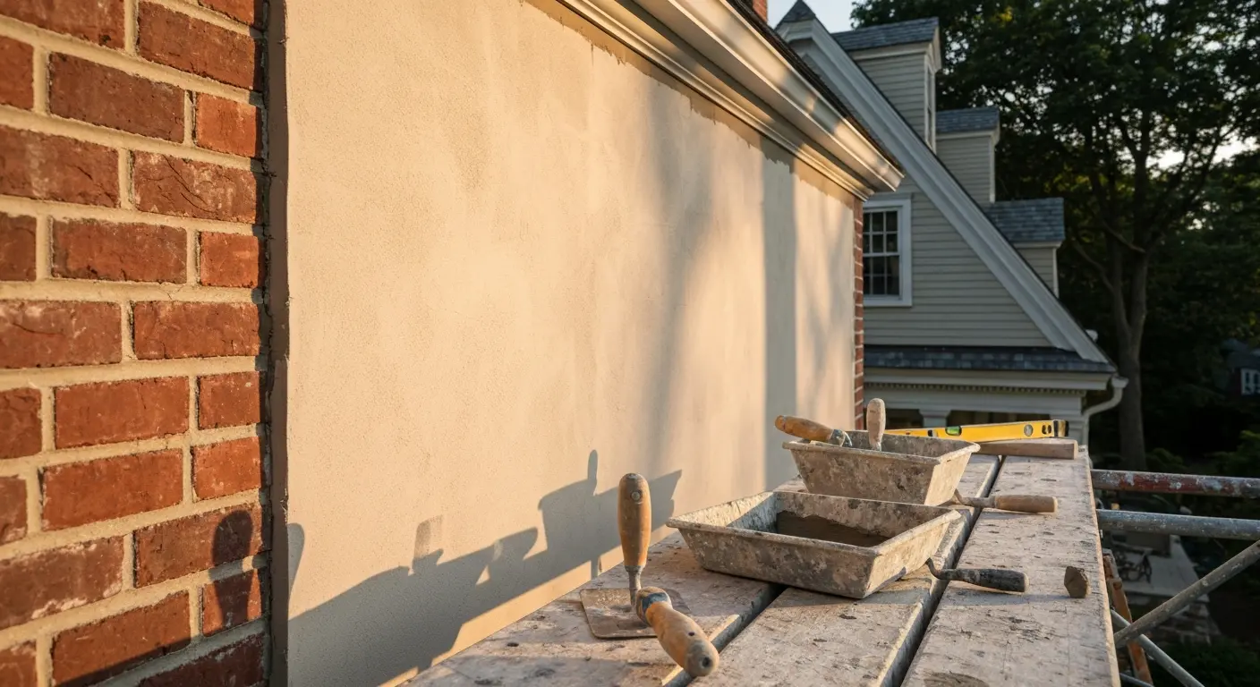 Roof repair and stucco work