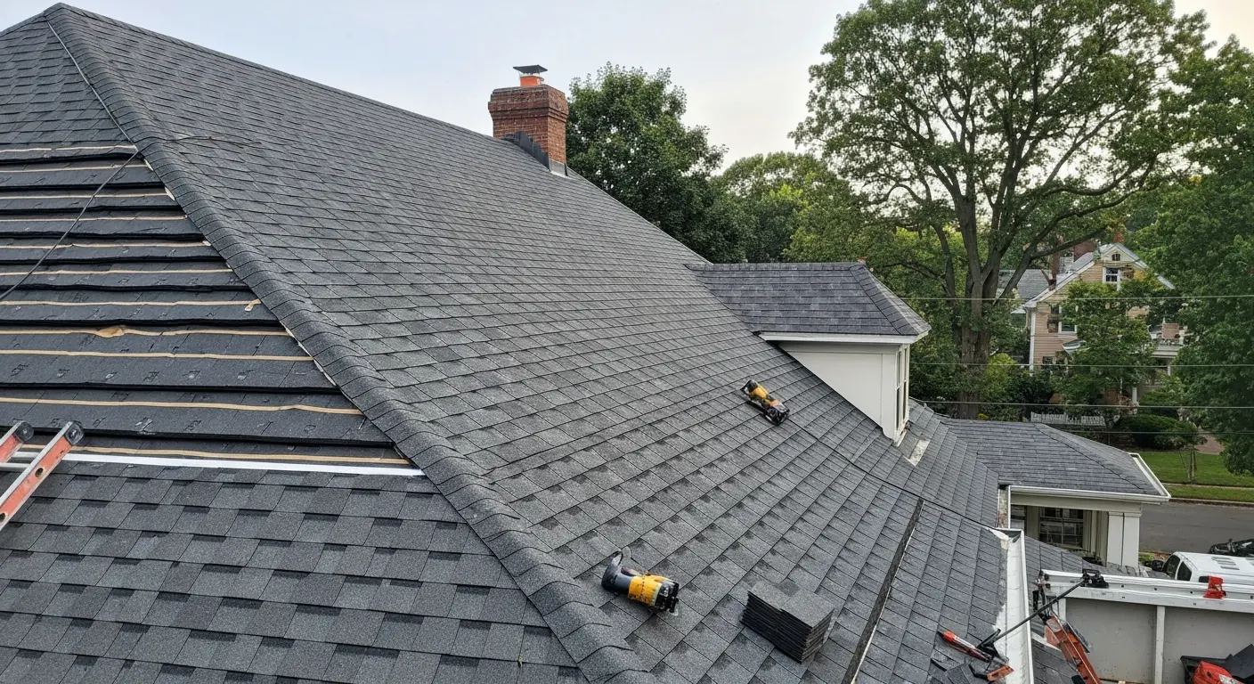 Roofing work in Wayne