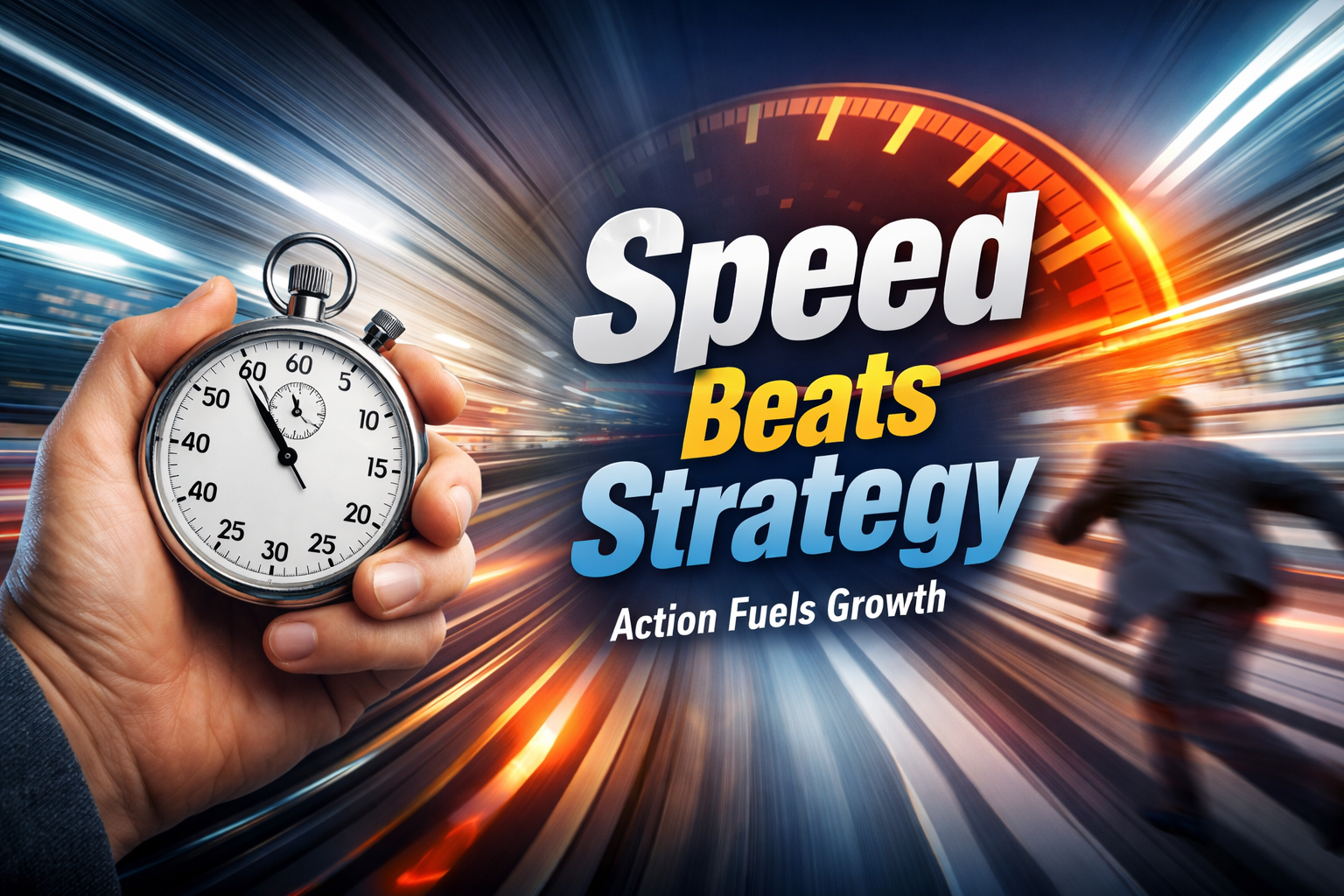 Speed beats strategy - Action fuels growth 