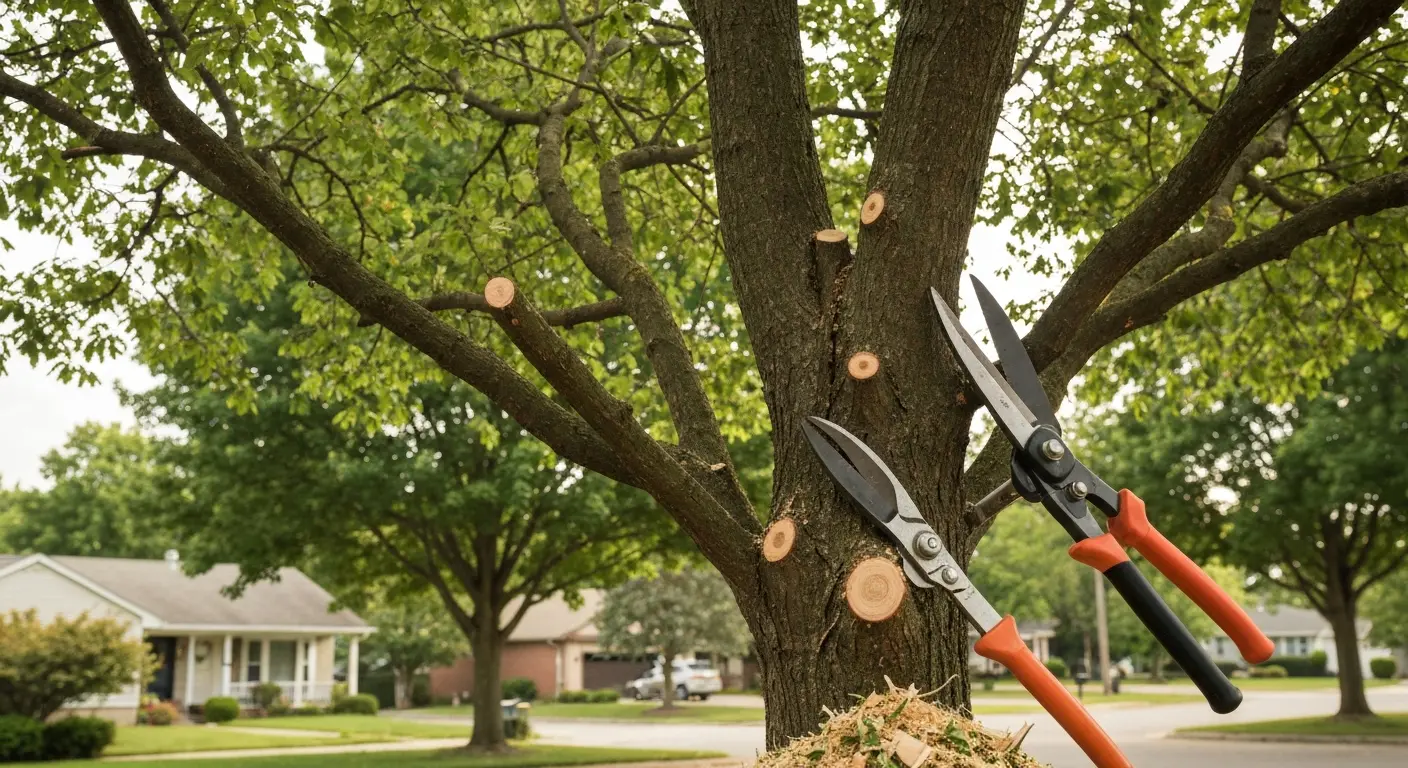 Tree trimming work