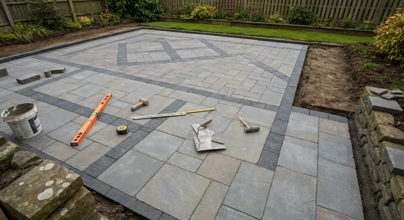 Patio installation