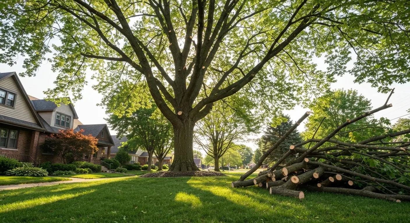 Tree trimming in Waterloo