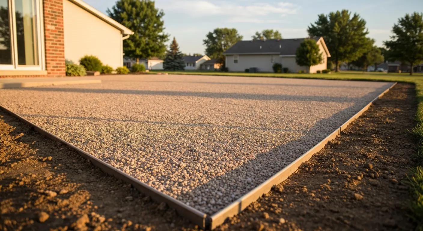 Composite patio area