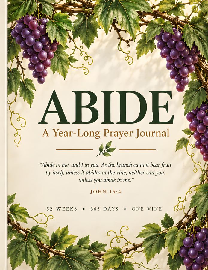 Abide prayer journal cover
