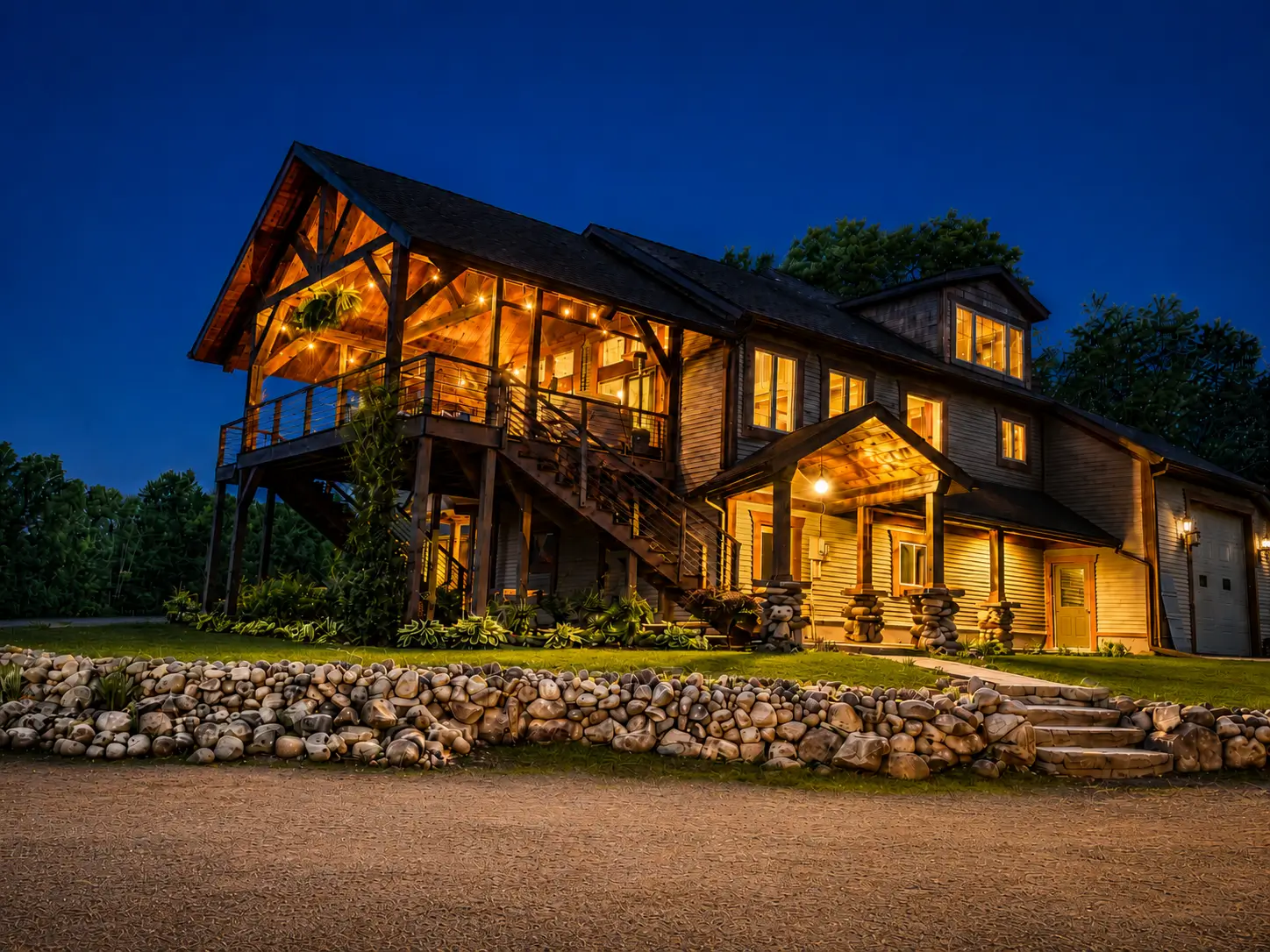 Peaceful countryside setting at The Hostess near Yankee Springs Michigan