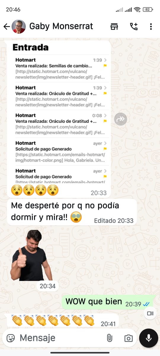 Resultados en Hotmart