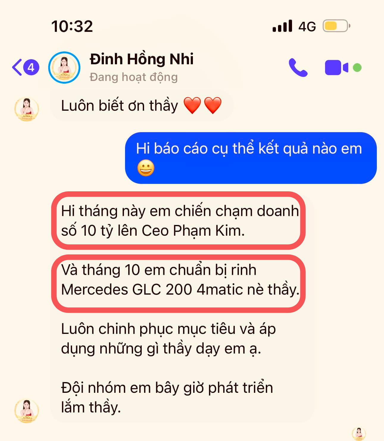 Feedback kết quả 1