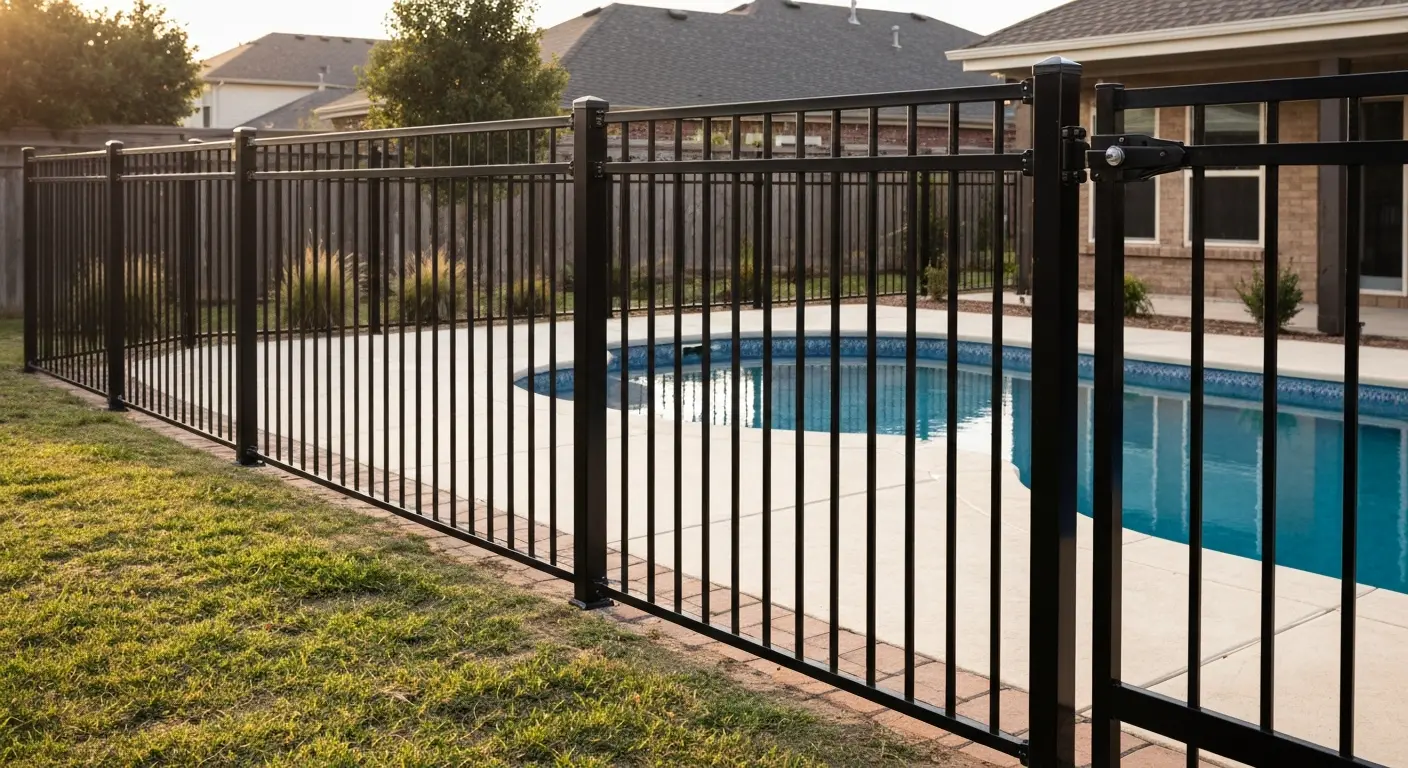 Pool fence installation