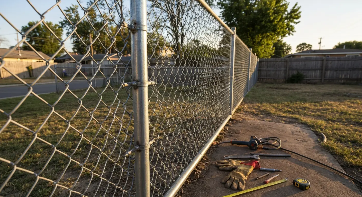 Metal fence repair