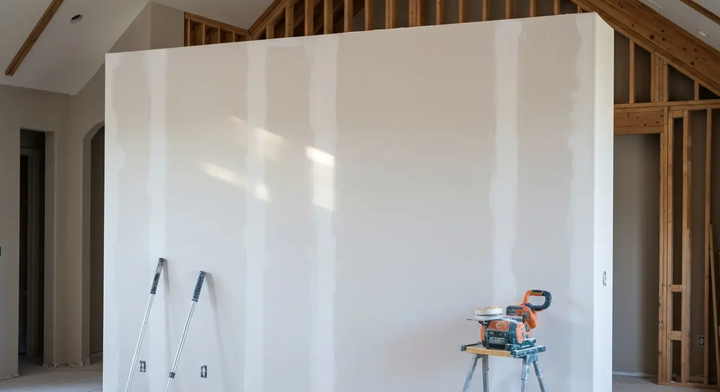 Large drywall replacement