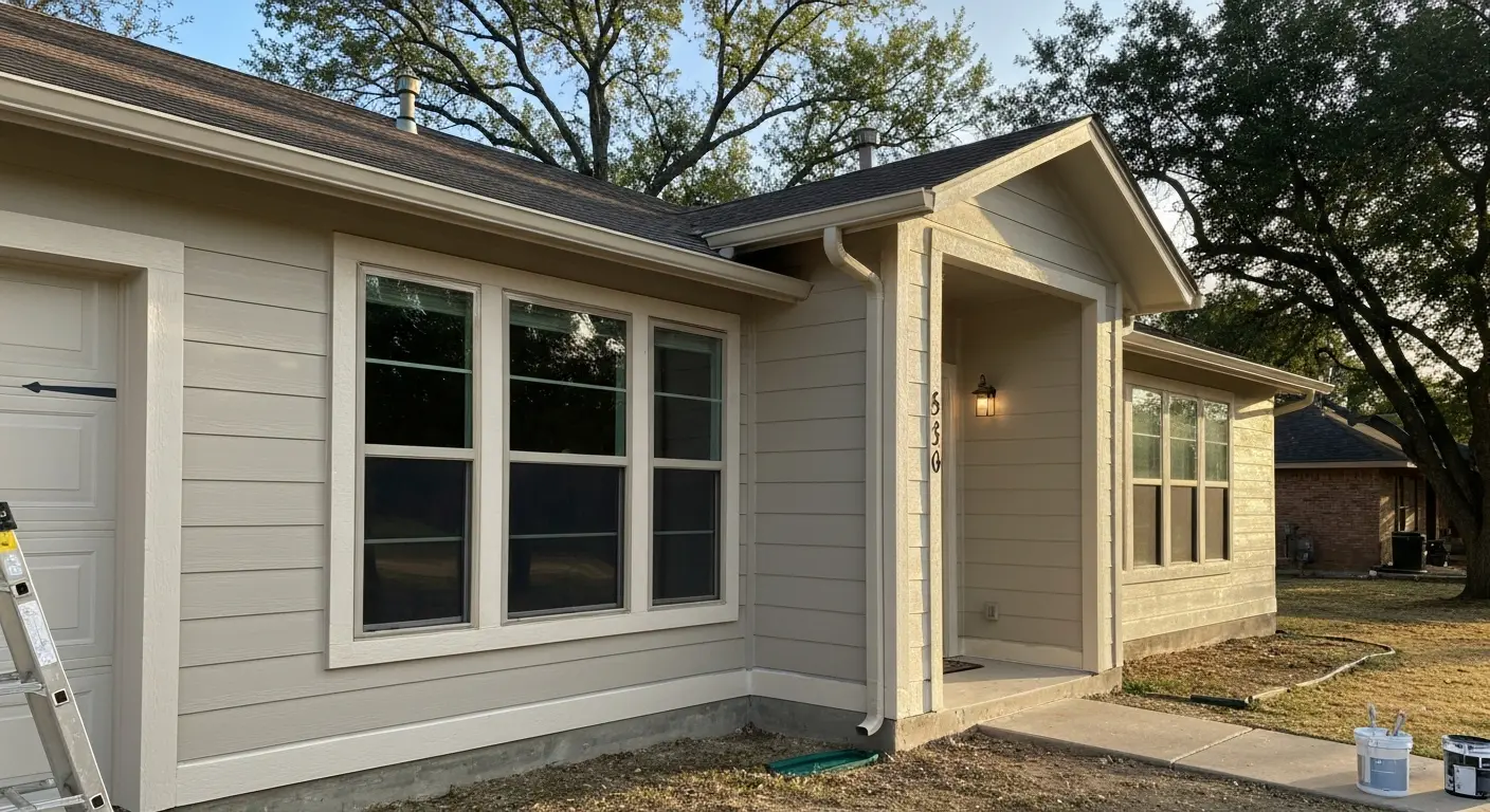 House exterior paint project