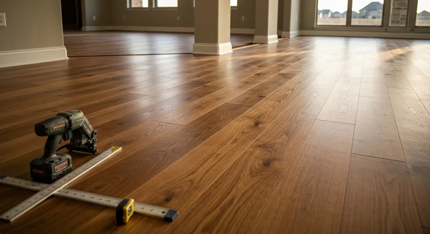 Flooring installation in Forney