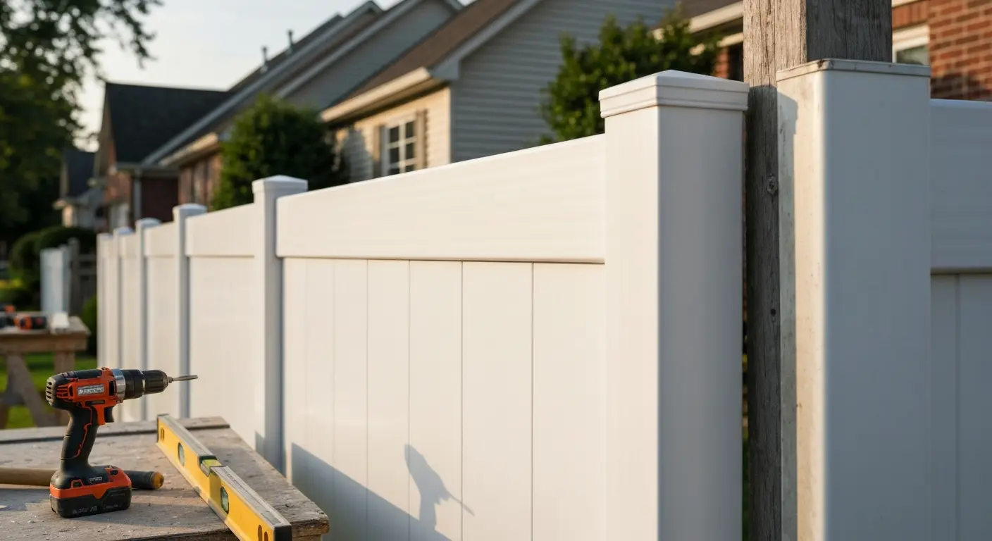 Vinyl fence repair