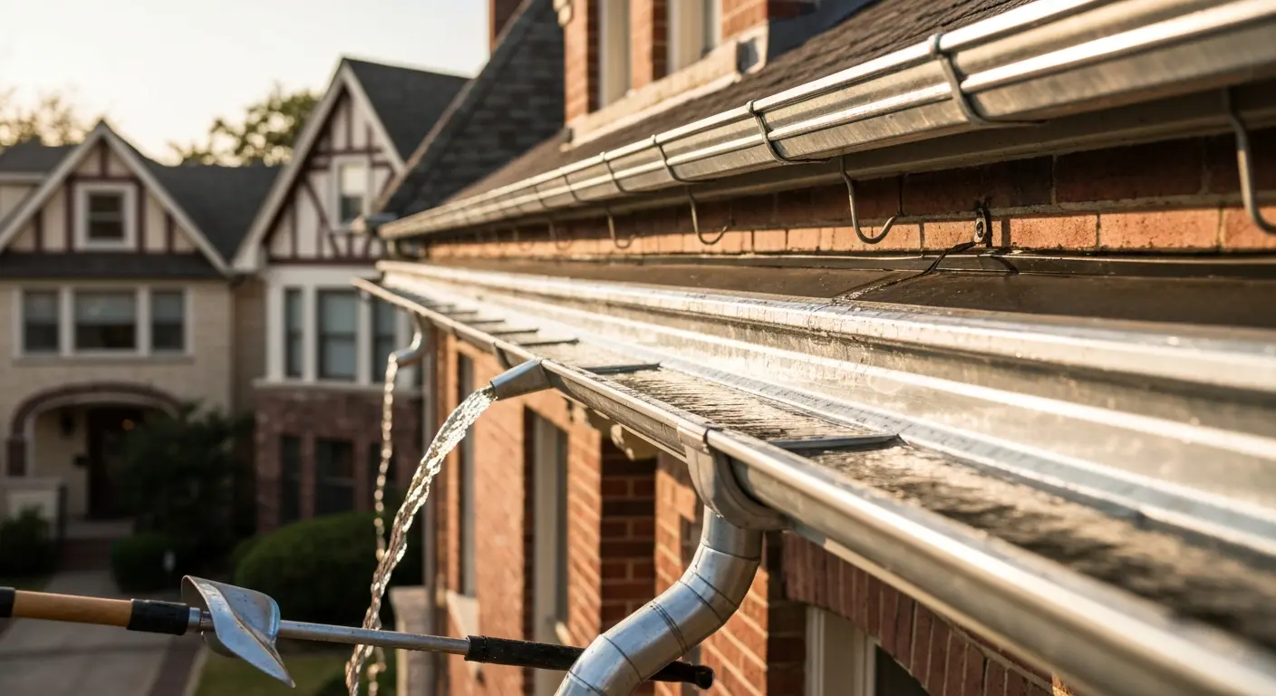 Gutter cleaning service