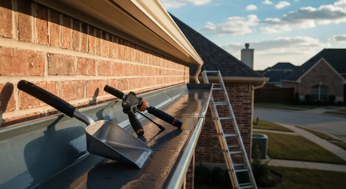 Gutter cleaning service