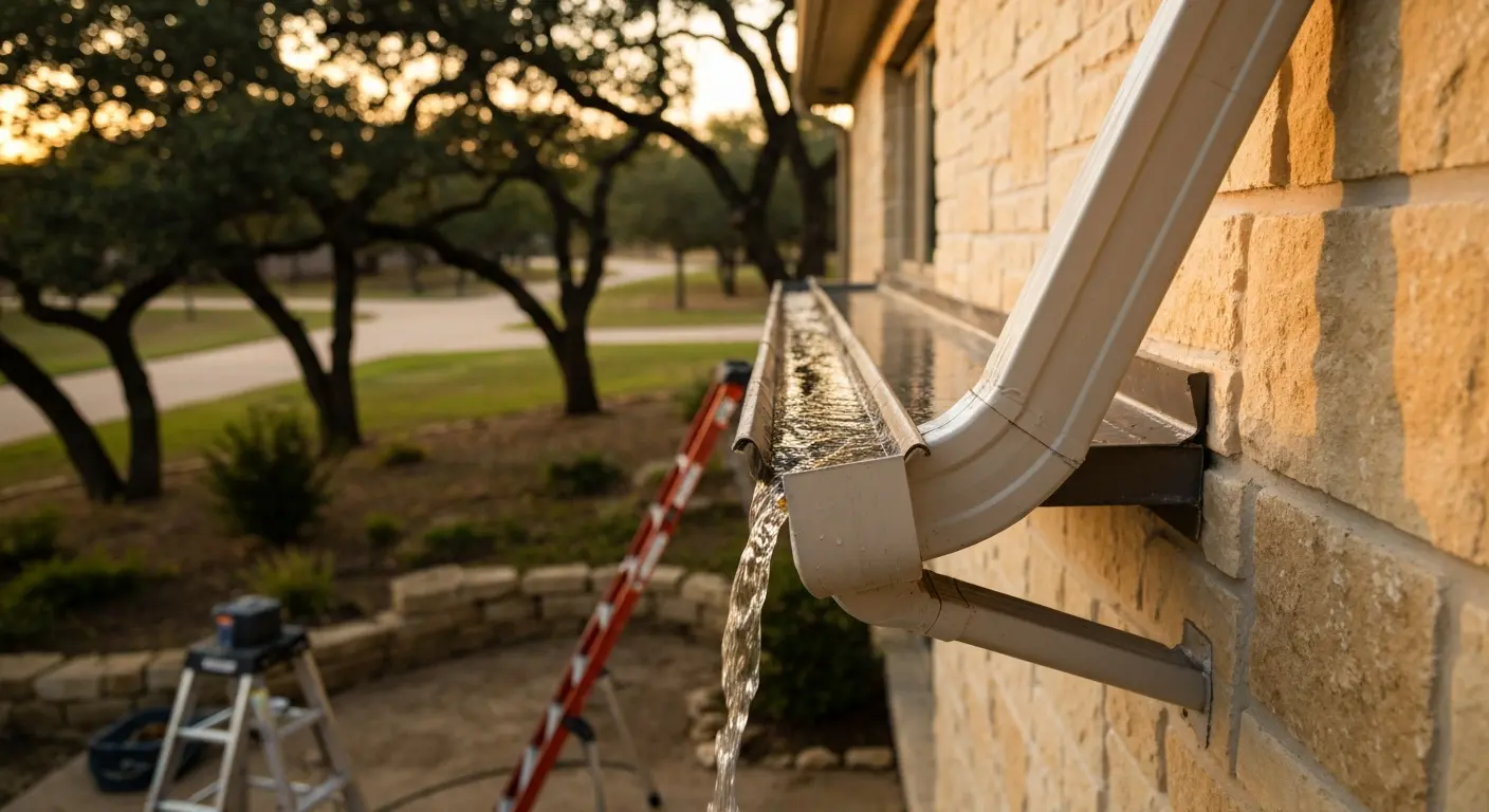 Gutter cleaning service