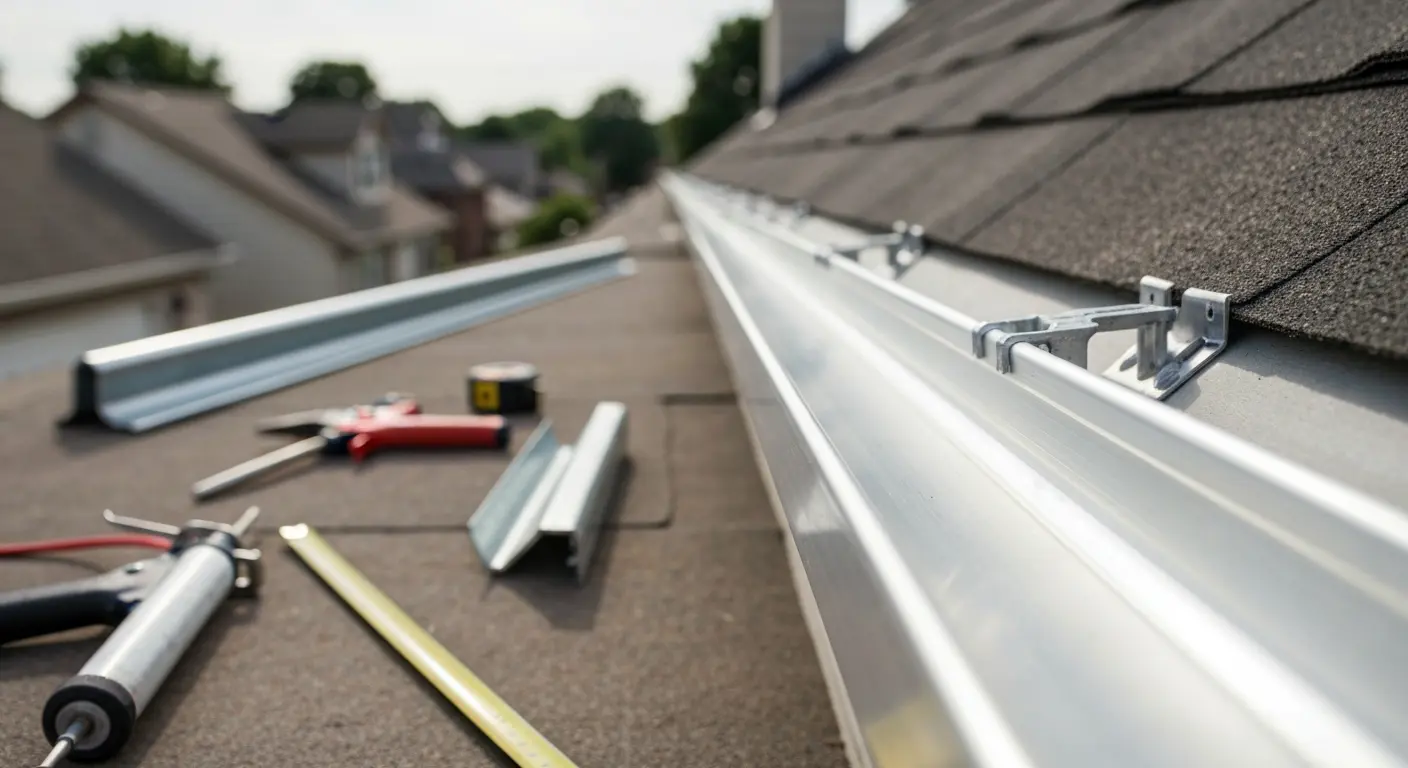 Flashing and gutter repair