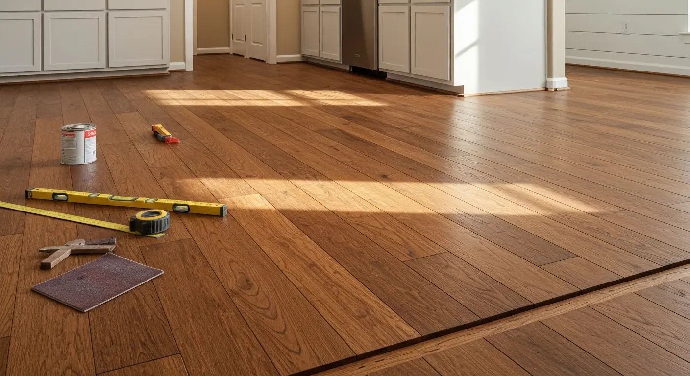 Solid hardwood installation