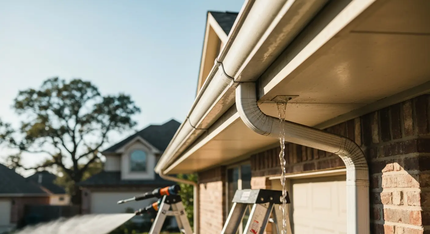 Gutter cleaning in Fate