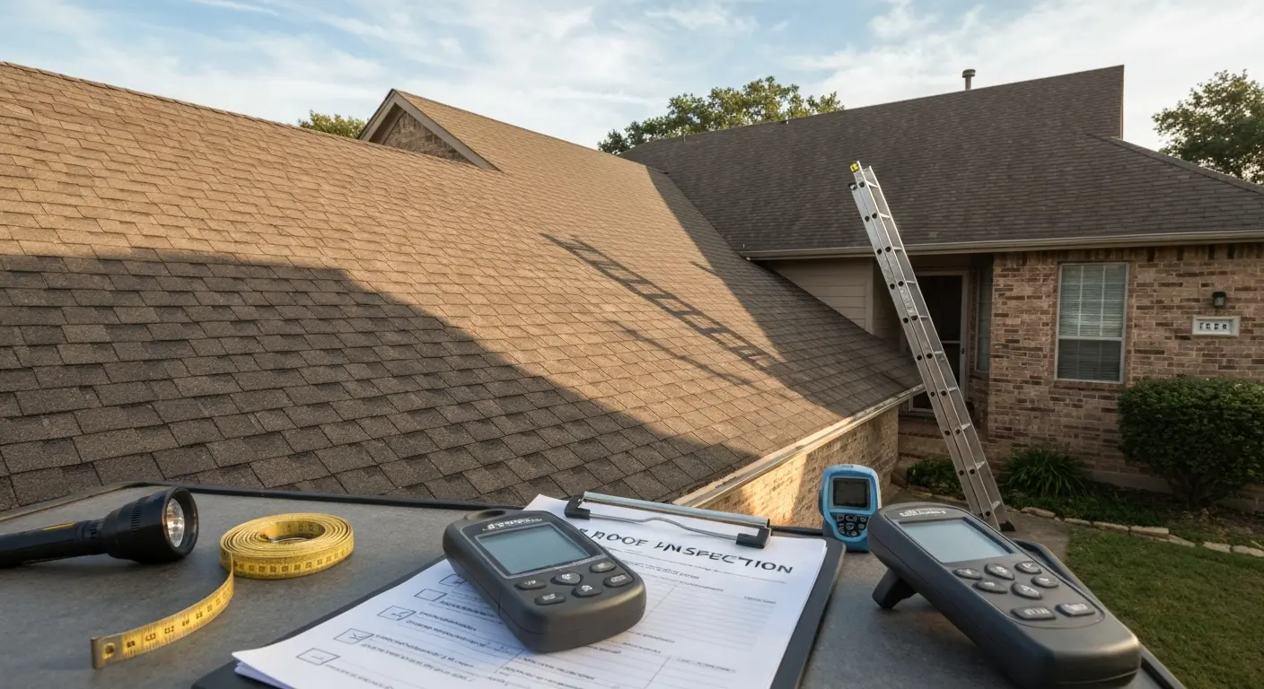 Roof inspection near Nevada Texas