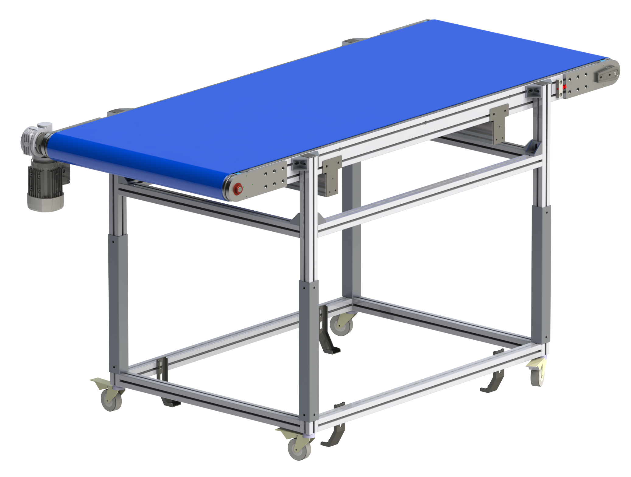 Mesa transportadora larga