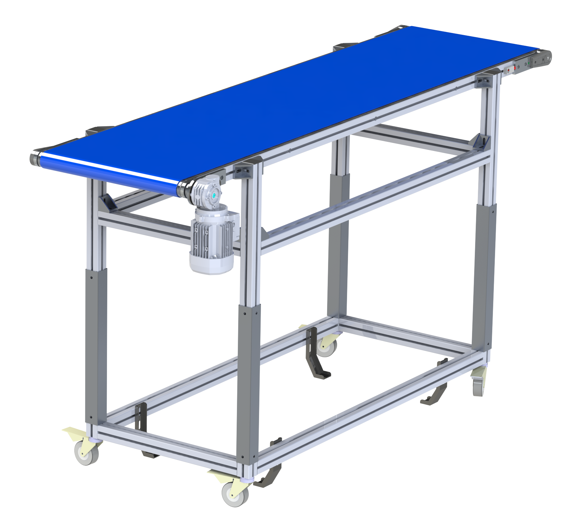 Mesa transportadora compacta