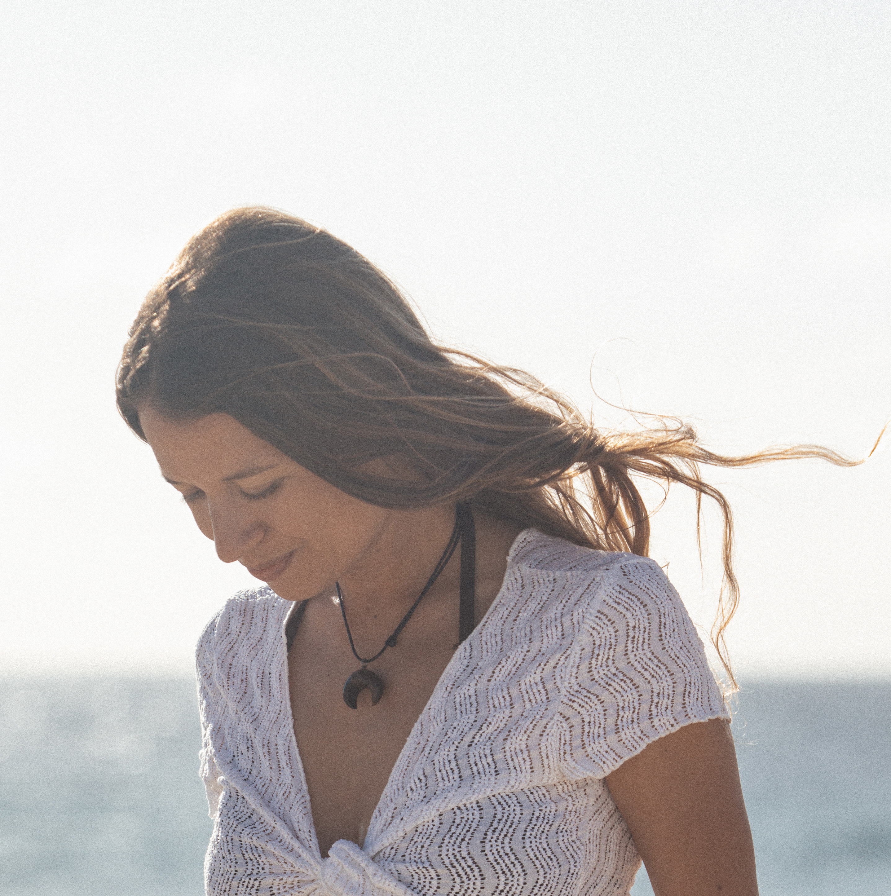 Laura Beltrán en el mar
