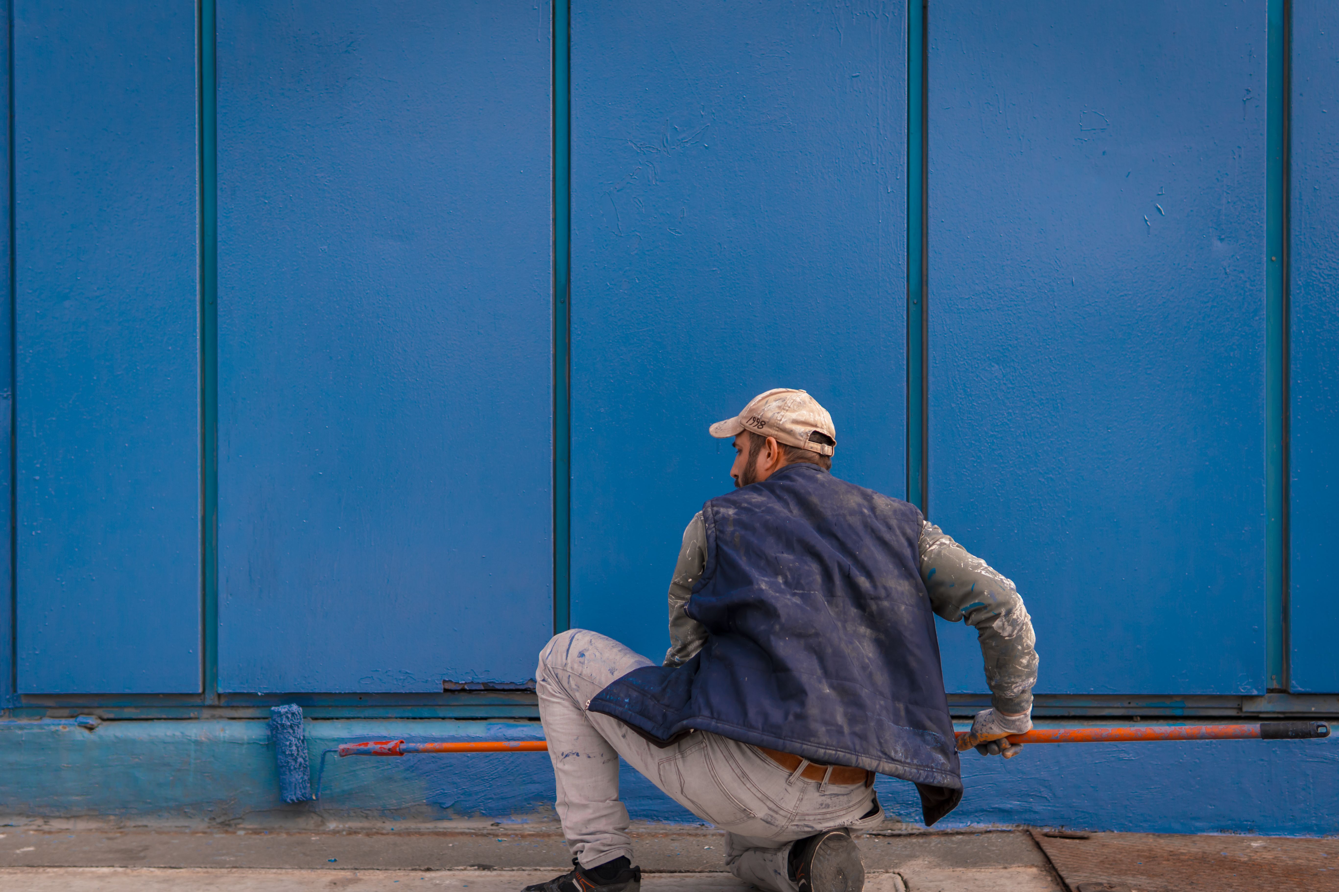 Exterior residential home painting work