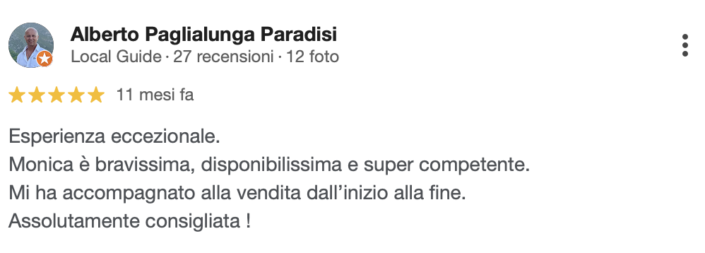 Recensione cliente Monica Consulting 14