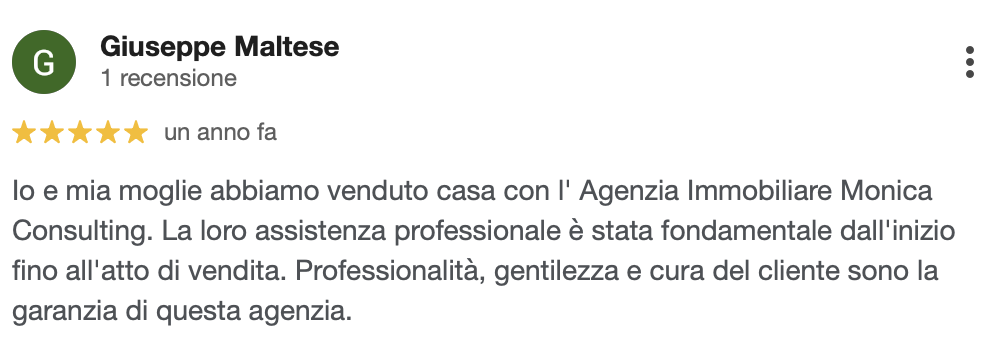 Recensione cliente Monica Consulting 7