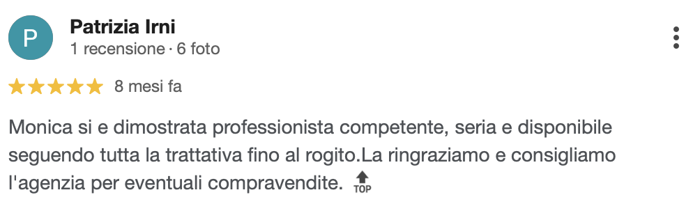 Recensione cliente Monica Consulting 6