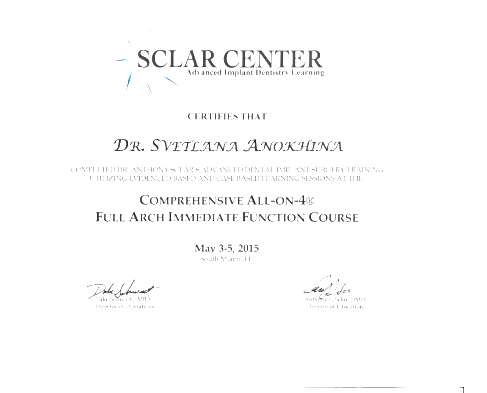Dental implant patient smile transformation