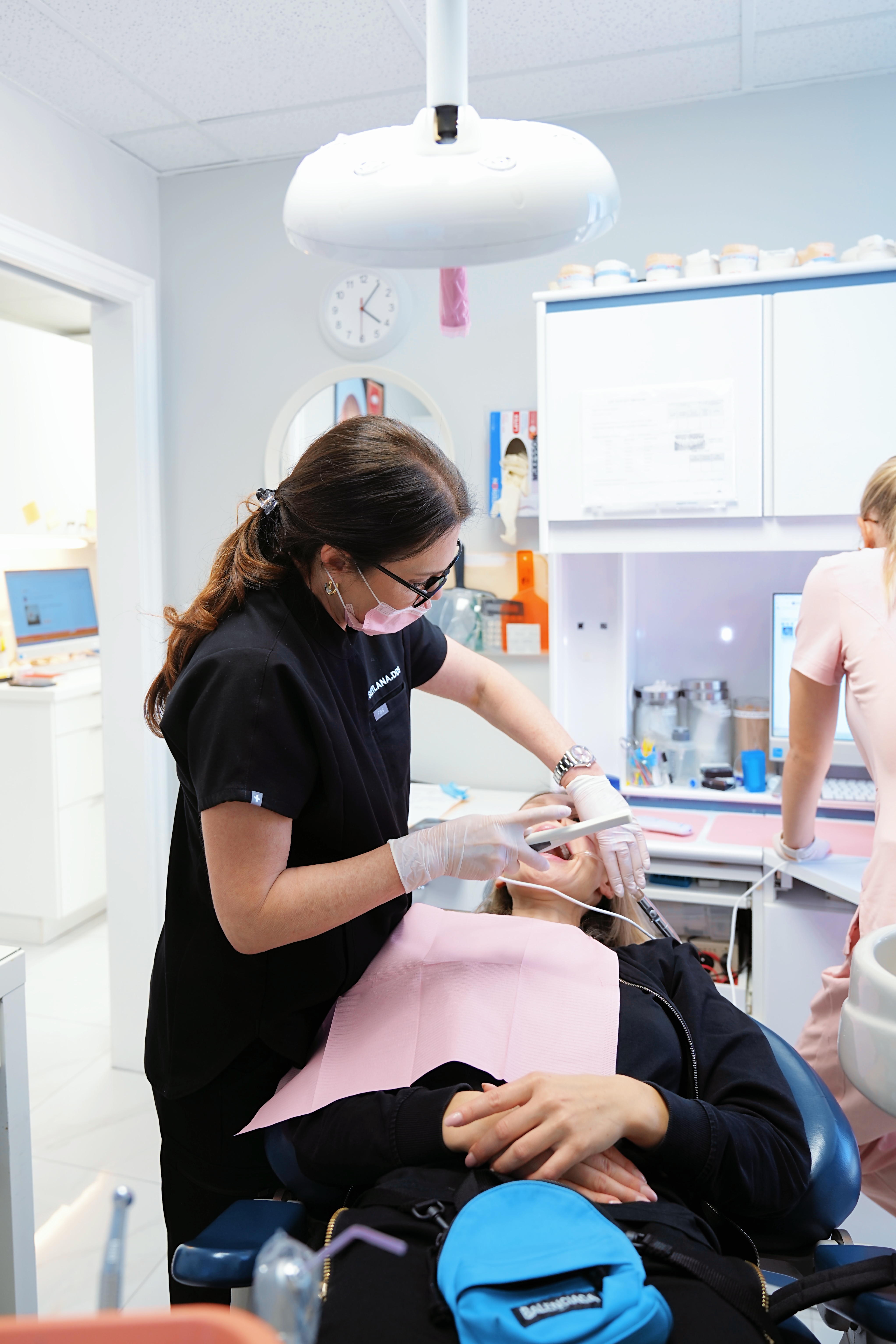 Dental implant patient smile transformation