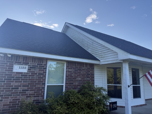 exterior cleaning before and after in Sulphur, LA by Elite Exterior Cleaning - before