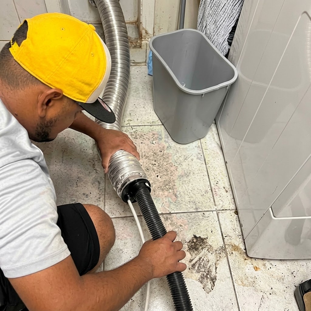 Professional dryer vent cleaning services