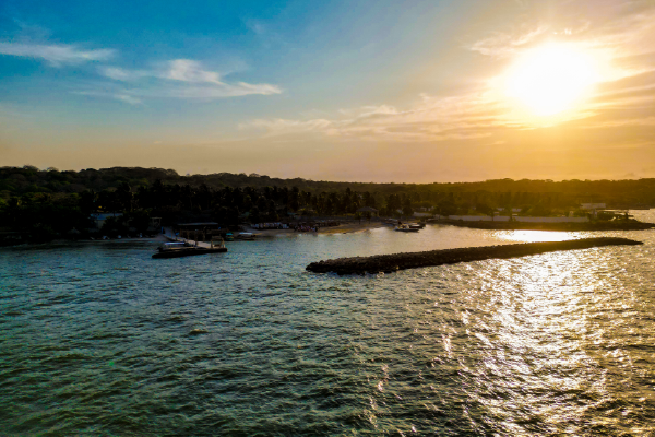 Atardeceres en Tierra Bomba cerca de Cartagena