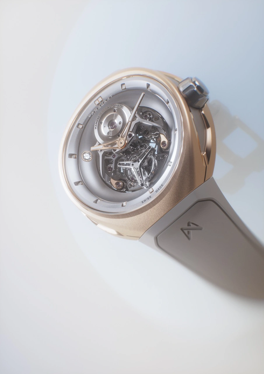 Vanguart Orb wristwatch in close-up view