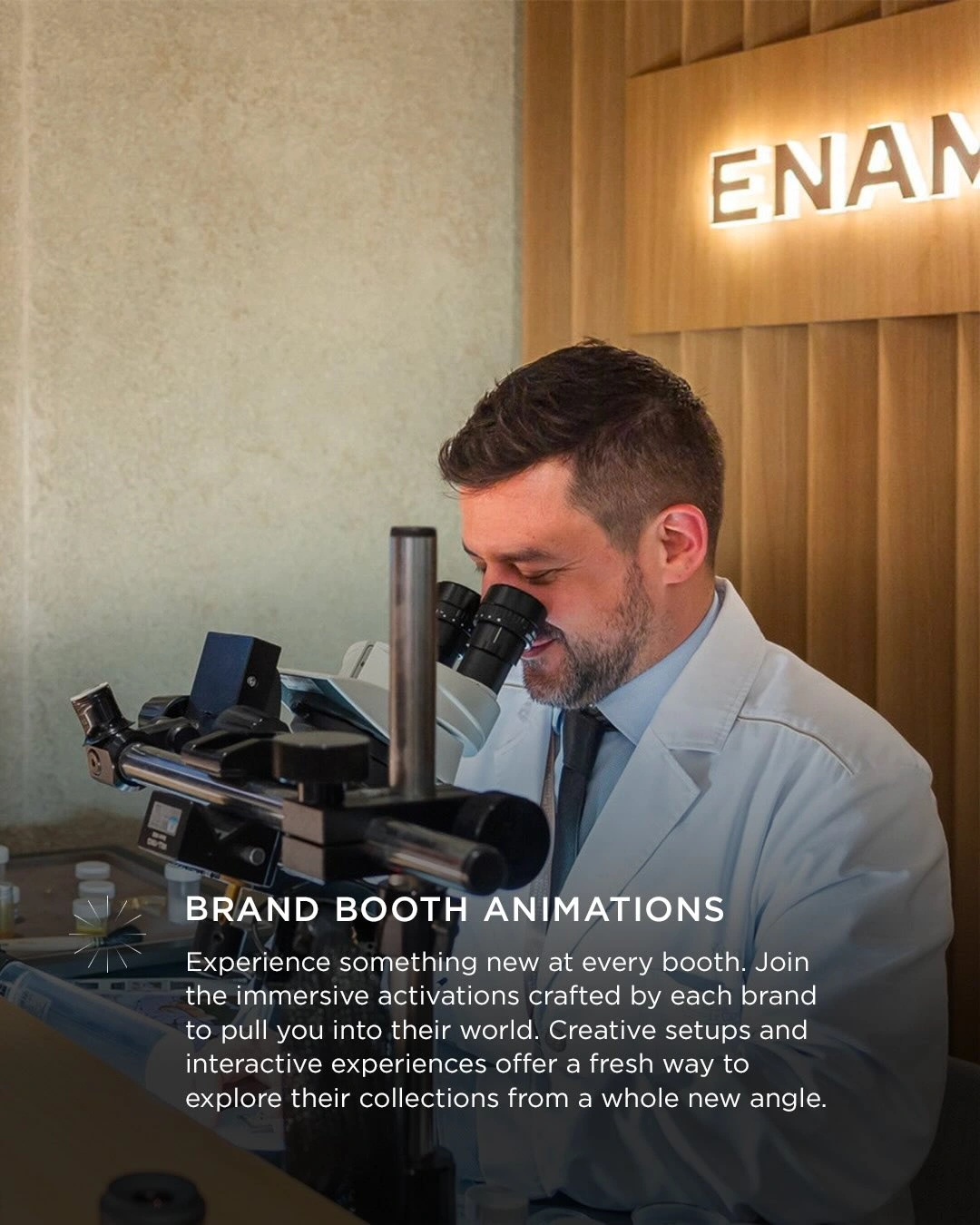 Visitors exploring immersive brand booth animations at Watches and Wonders Geneva